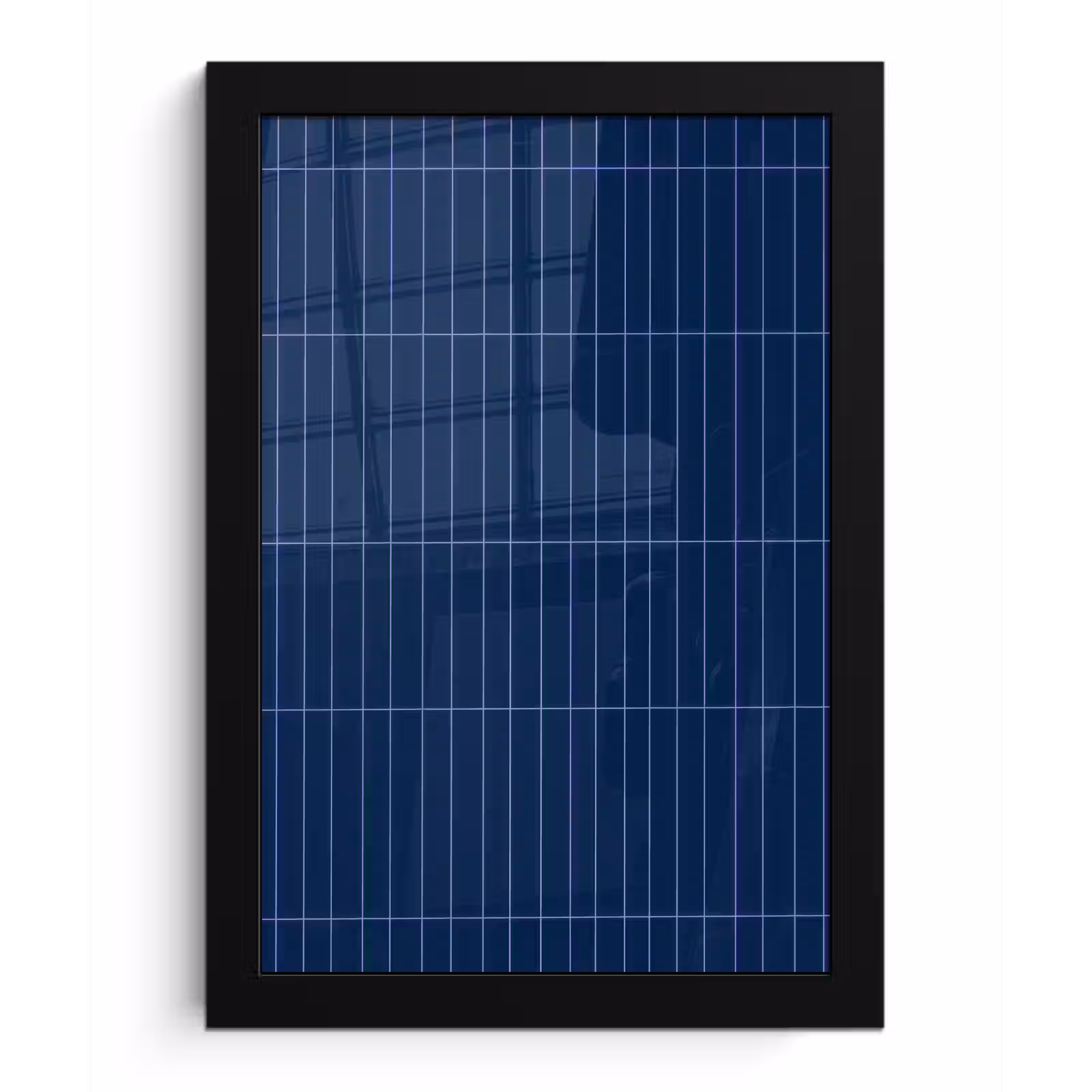 Poster met lijst - Tegels - Langwerpig - Blauw — 1