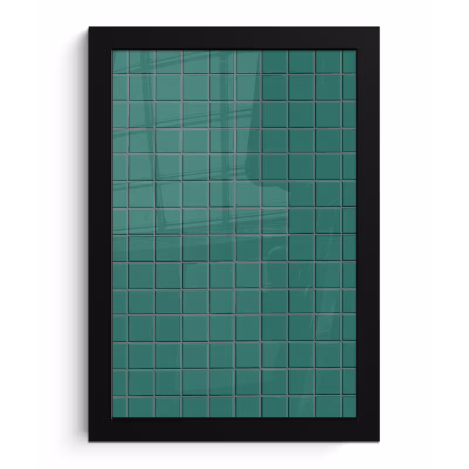Poster met lijst - Patroon - Patroon - Smaragd — 1