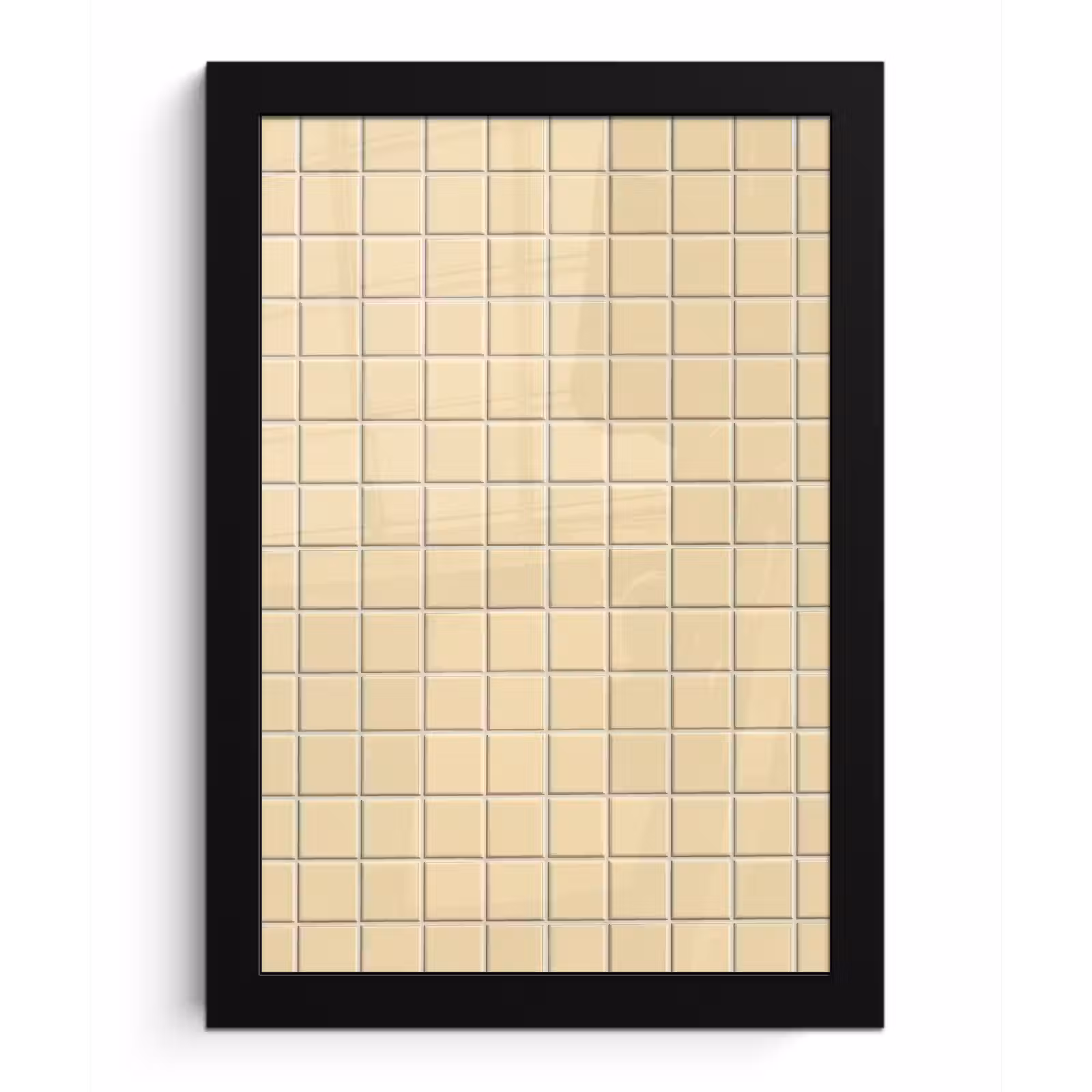 Poster met lijst - Tegels - Patroon - Crème — 1