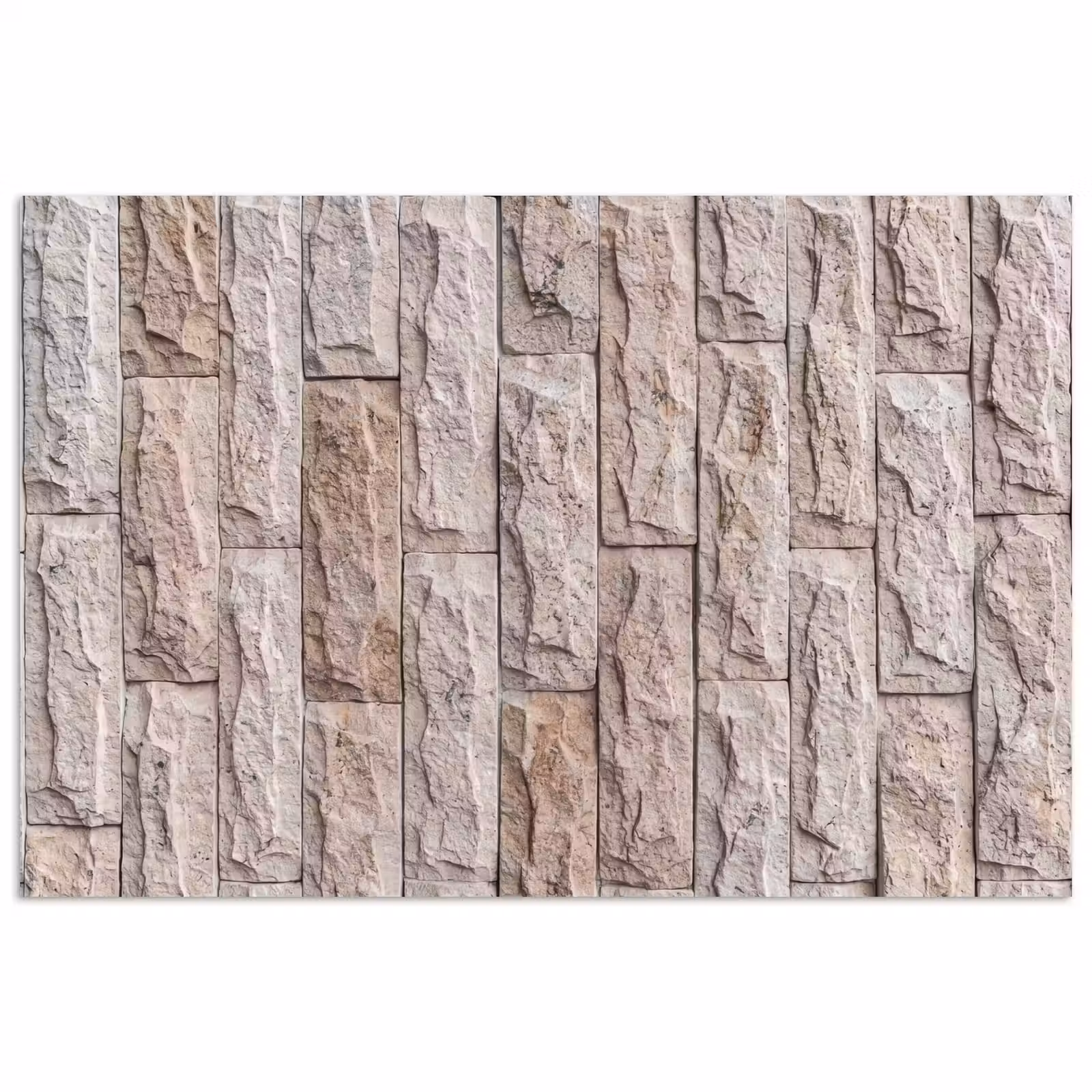 Poster - Muur - Steen - Ruw - Beige - Textuur — 1