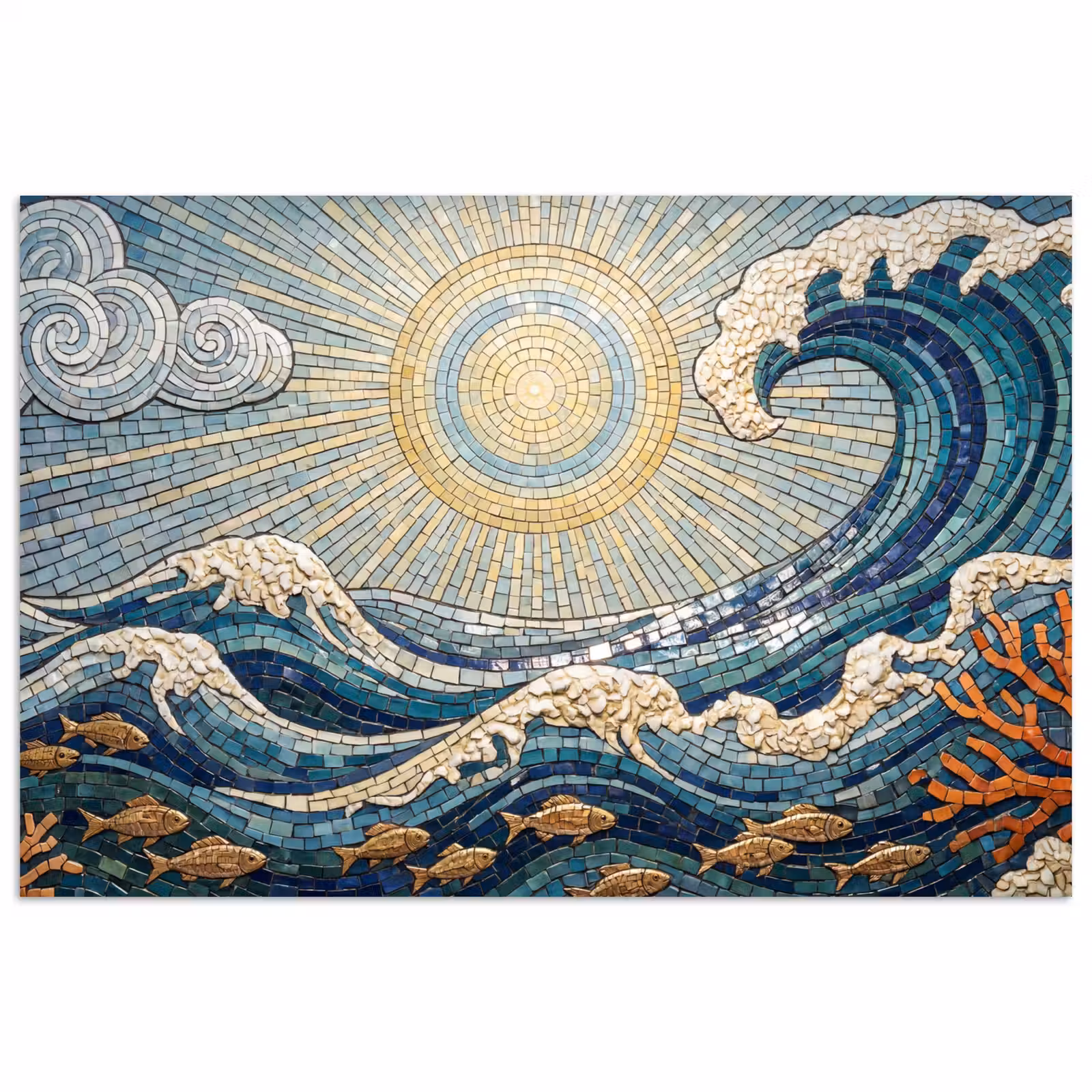 Poster - Onderwater - Koraal - Vis - Natuur - Kunst — 1