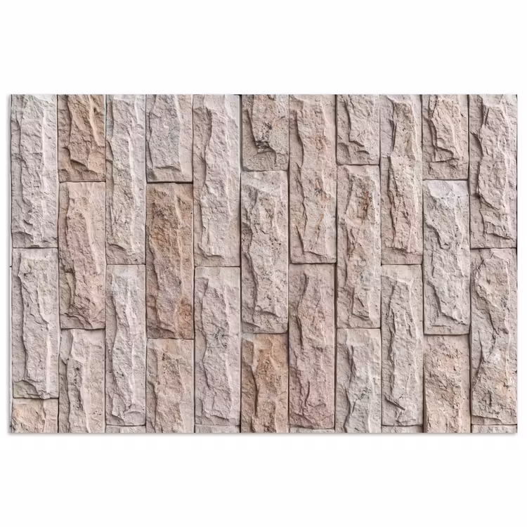 Poster - Muur - Steen - Ruw - Beige - Textuur — 1