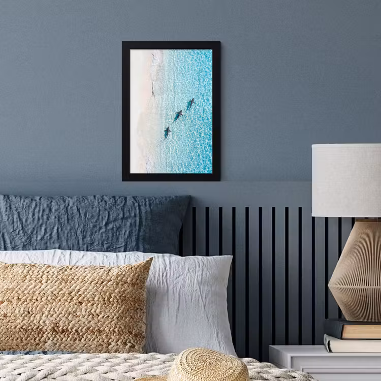 Poster met lijst - Vis - Oceaan - Strand - Turquoise - Natuur — 4