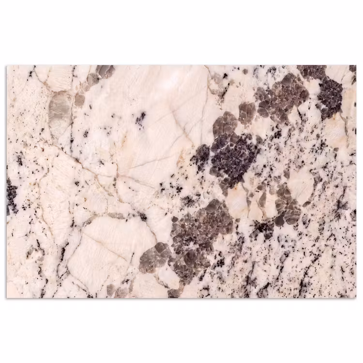 Poster - Natuursteen - Patroon - Abstract - Beige - Grijs — 1