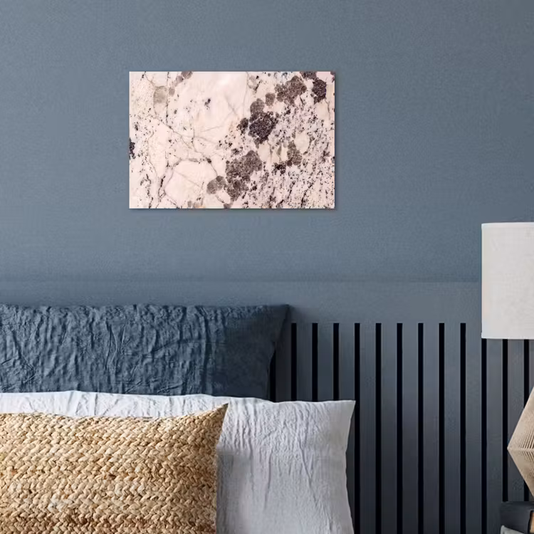 Poster - Natuursteen - Patroon - Abstract - Beige - Grijs — 3