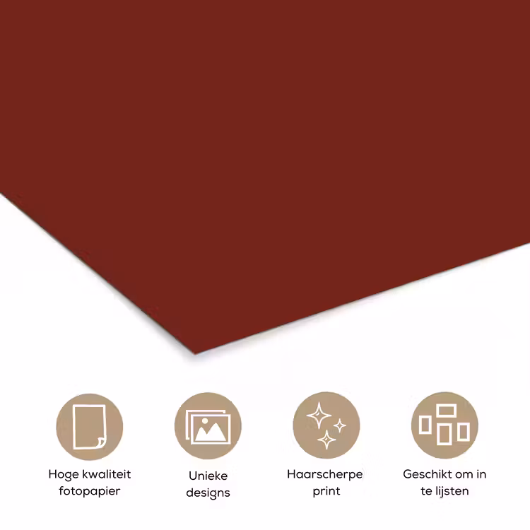 Poster - Rustic - Terracotta - Rood — 5