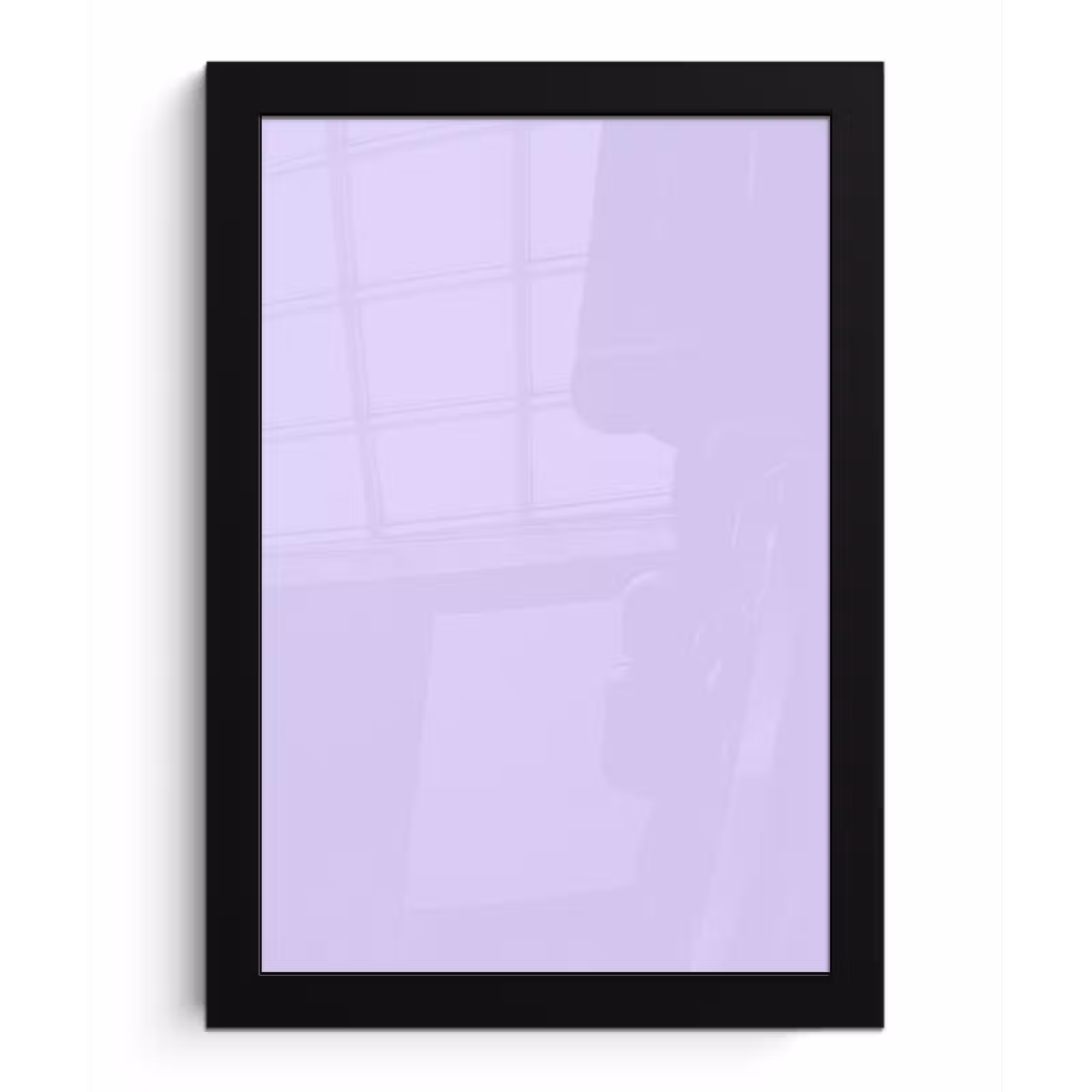 Poster met lijst - Light - Orchid - Paars — 1