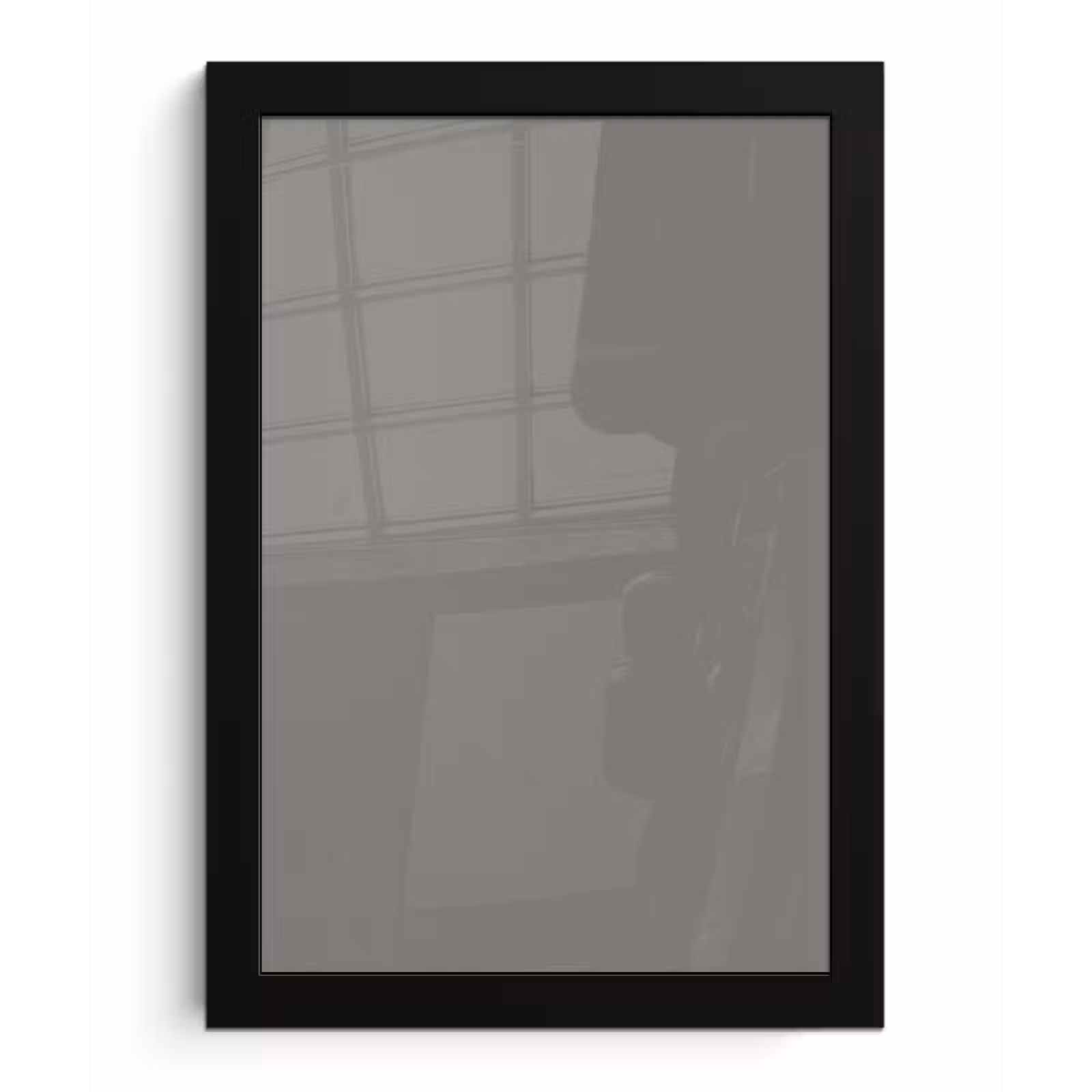Poster met lijst - Mineral - Grey - Grijs — 1