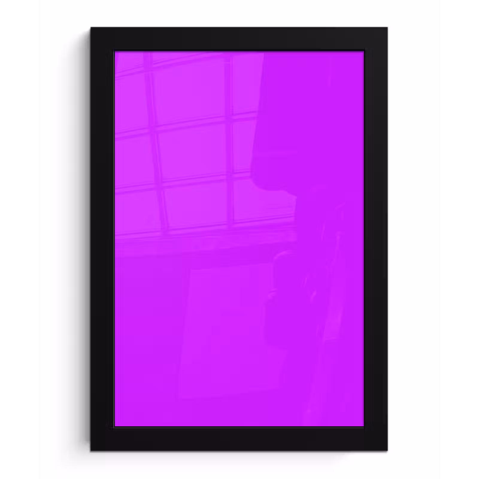 Poster met lijst - Neon - Orchid - Paars — 1