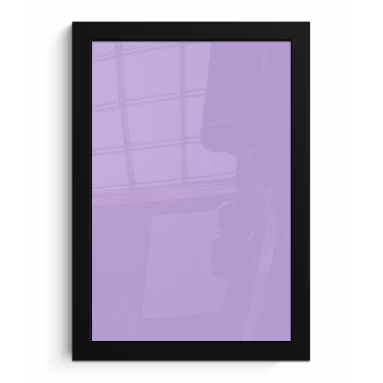 Poster met lijst - Soft - Lavender - Paars — 1