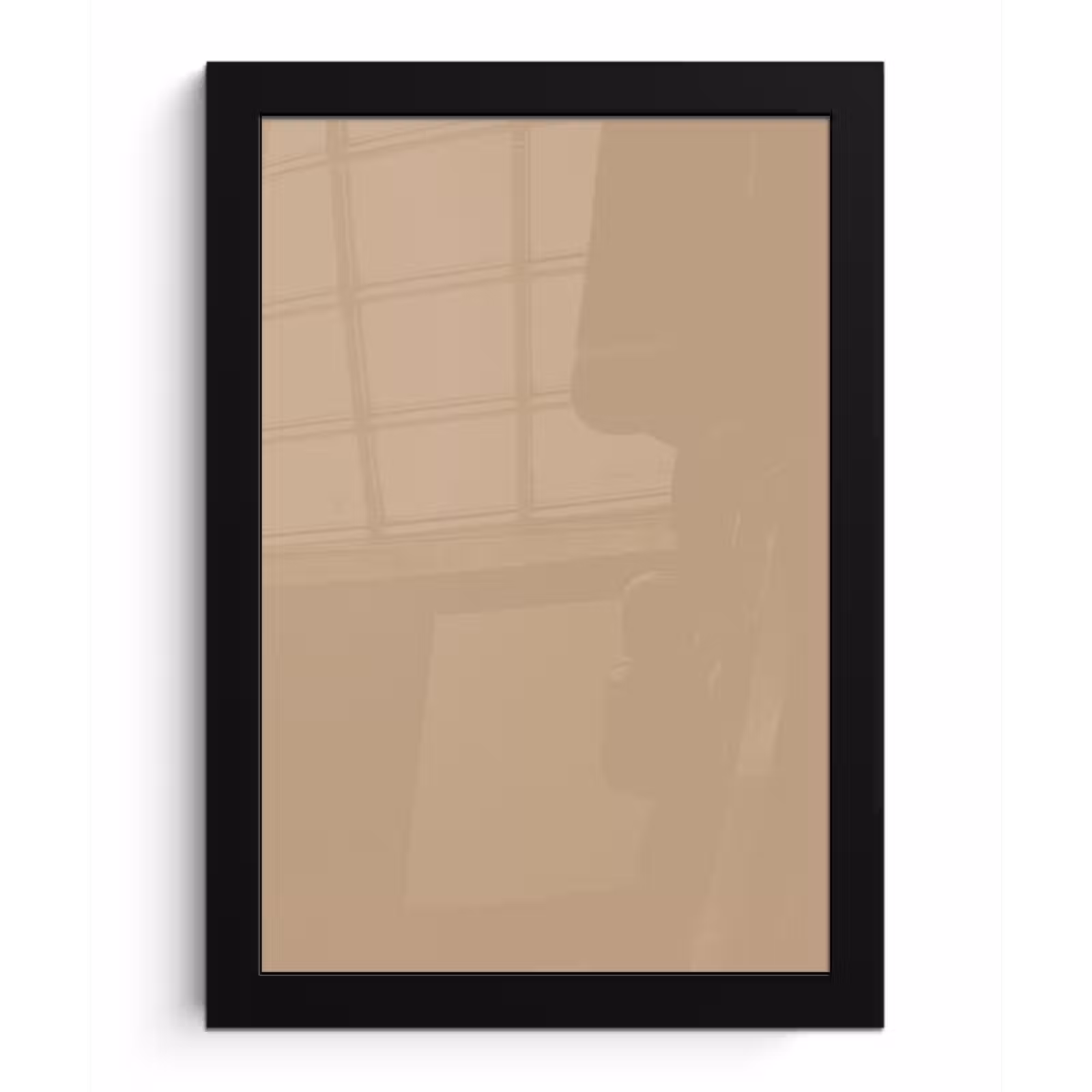 Poster met lijst - Soft - Taupe - Bruin — 1