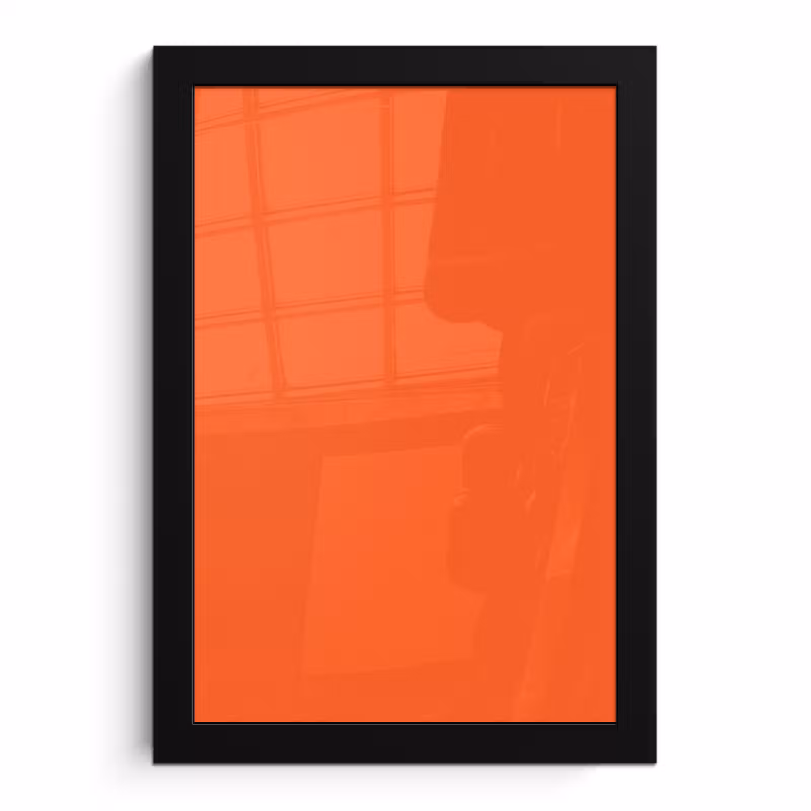 Poster met lijst - Vivid - Amber - Oranje — 1