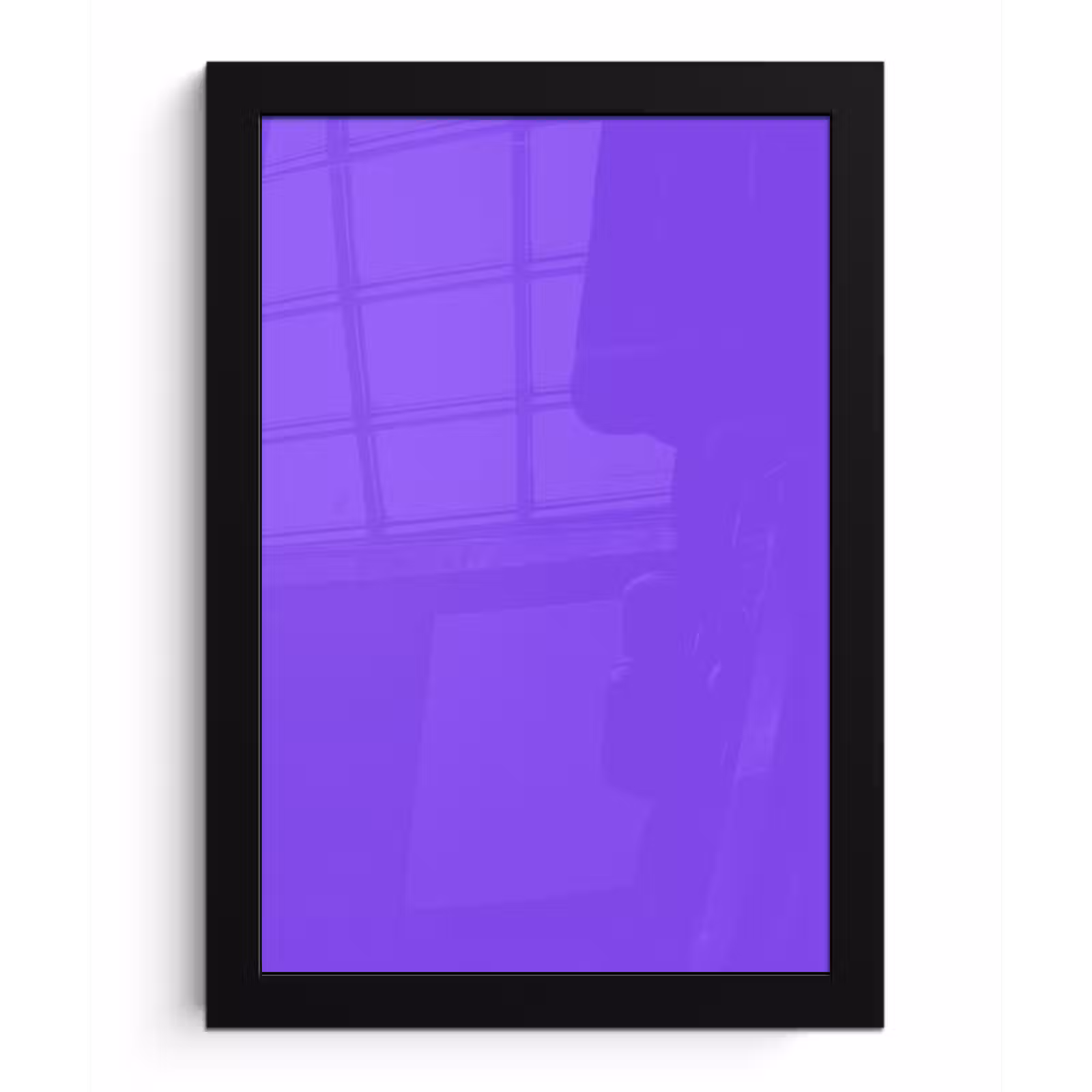 Poster met lijst - Vivid - Violet - Paars — 1
