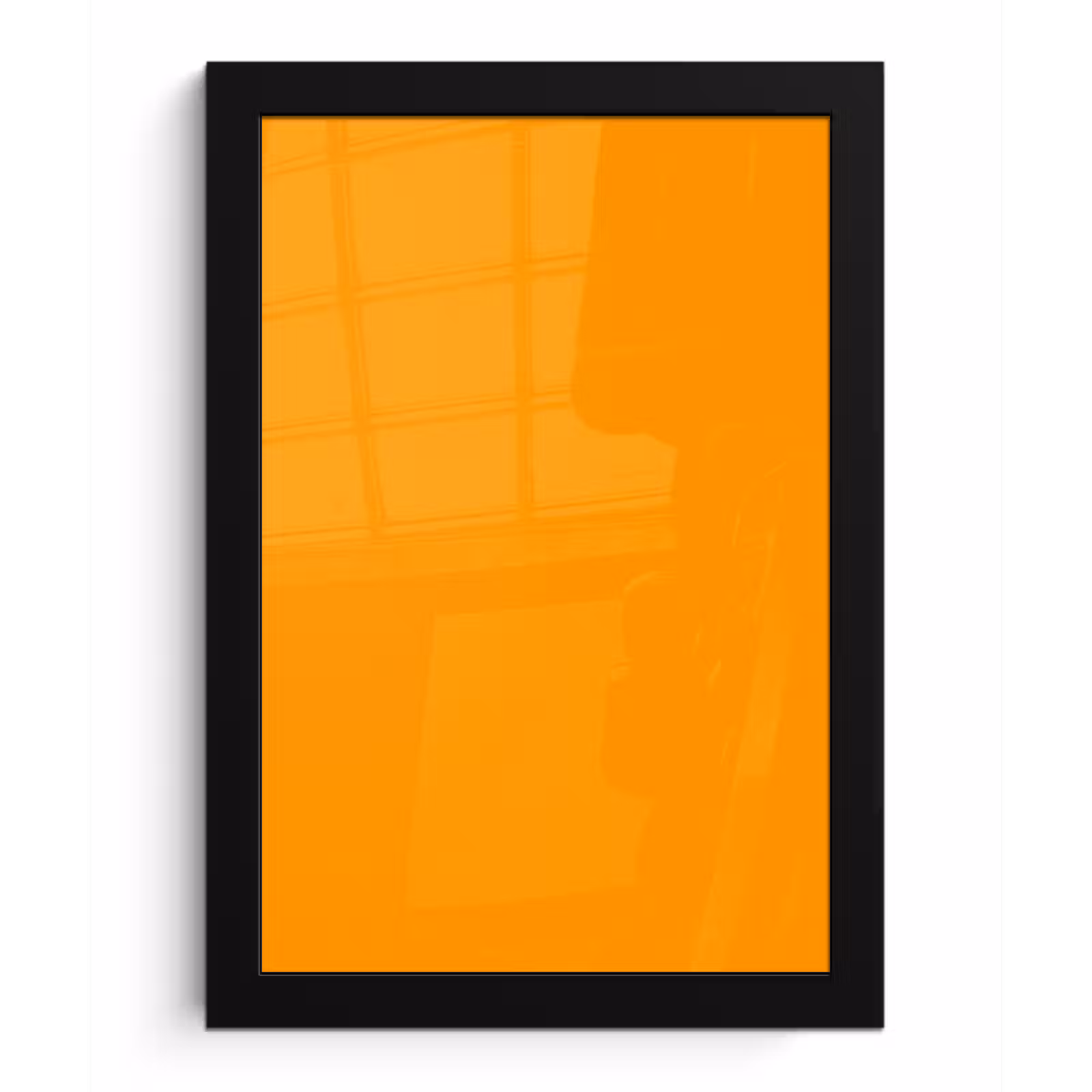 Poster met lijst - Warm - Ochre - Oranje — 1