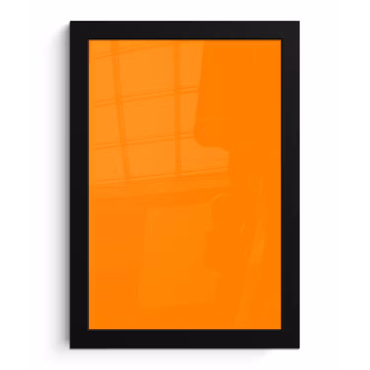 Poster met lijst - Marigold - Glow - Oranje — 1