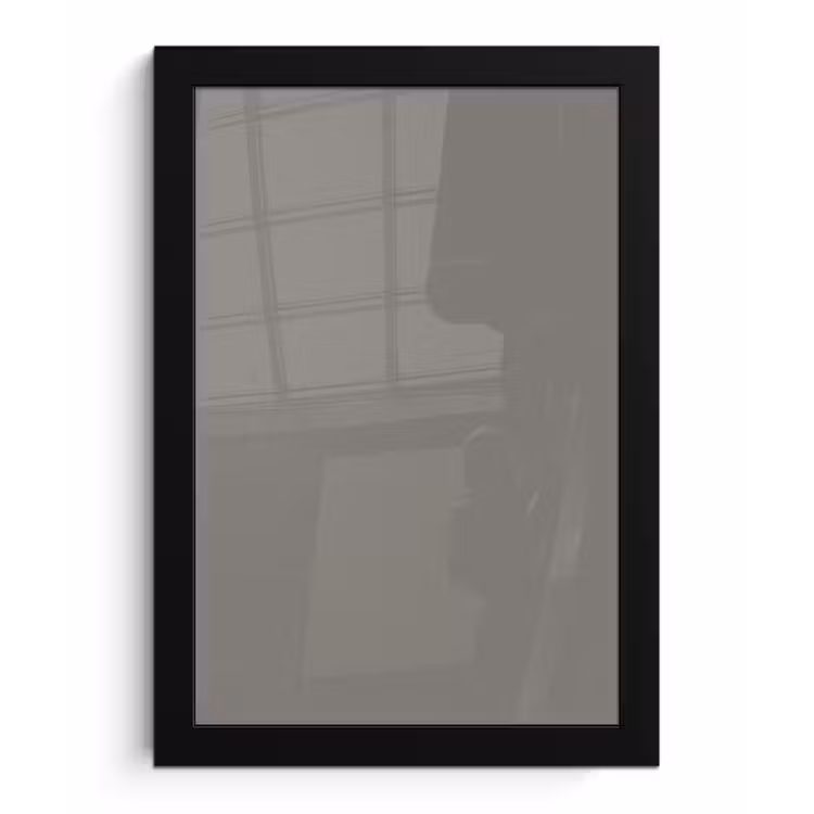 Poster met lijst - Mineral - Grey - Grijs — 1