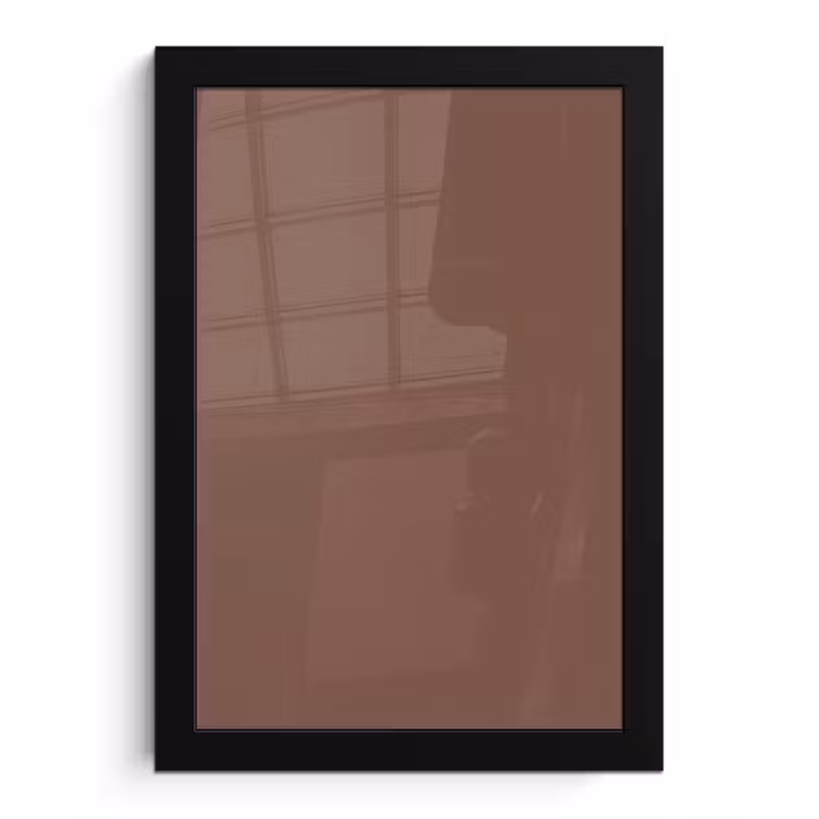 Poster met lijst - Muted - Chestnut - Bruin — 1