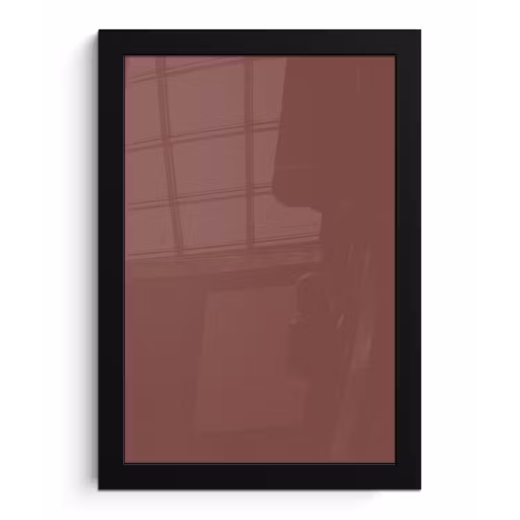 Poster met lijst - Muted - Raisin - Rood — 1