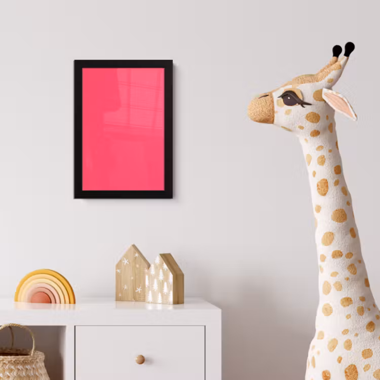 Poster met lijst - Neon - Flamingo - Roze — 5