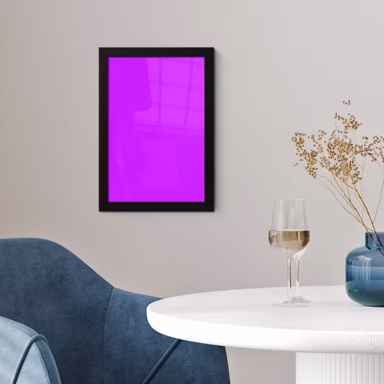 Poster met lijst - Neon - Orchid - Paars — 2
