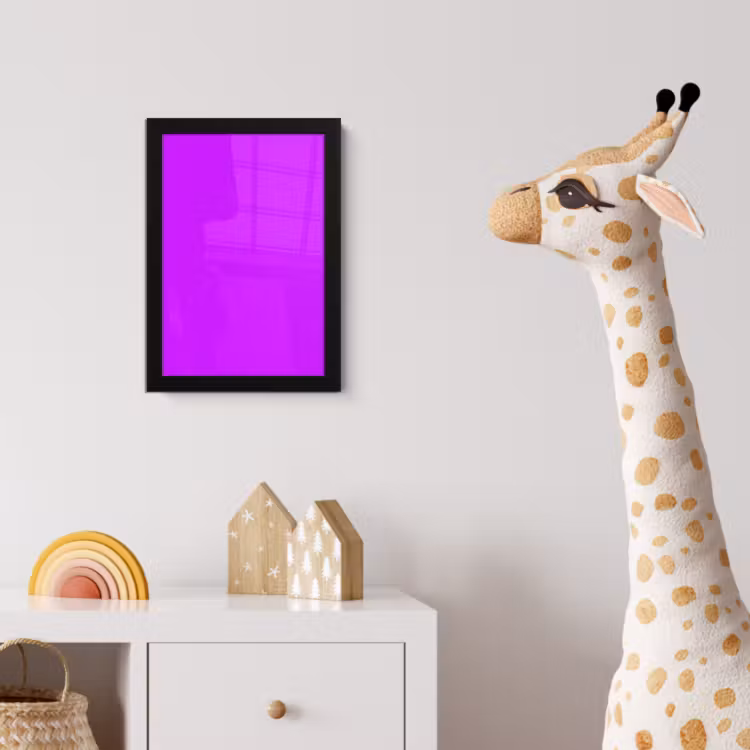 Poster met lijst - Neon - Orchid - Paars — 5