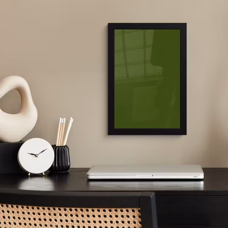 Poster met lijst - Olive - Drab - Groen — 3