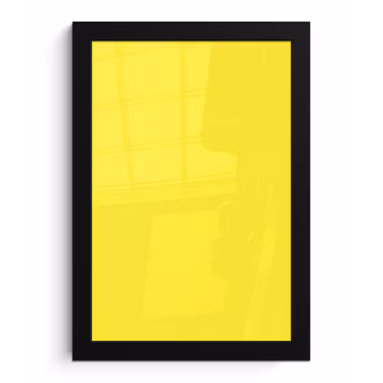 Poster met lijst - Soft - Custard - Geel — 1