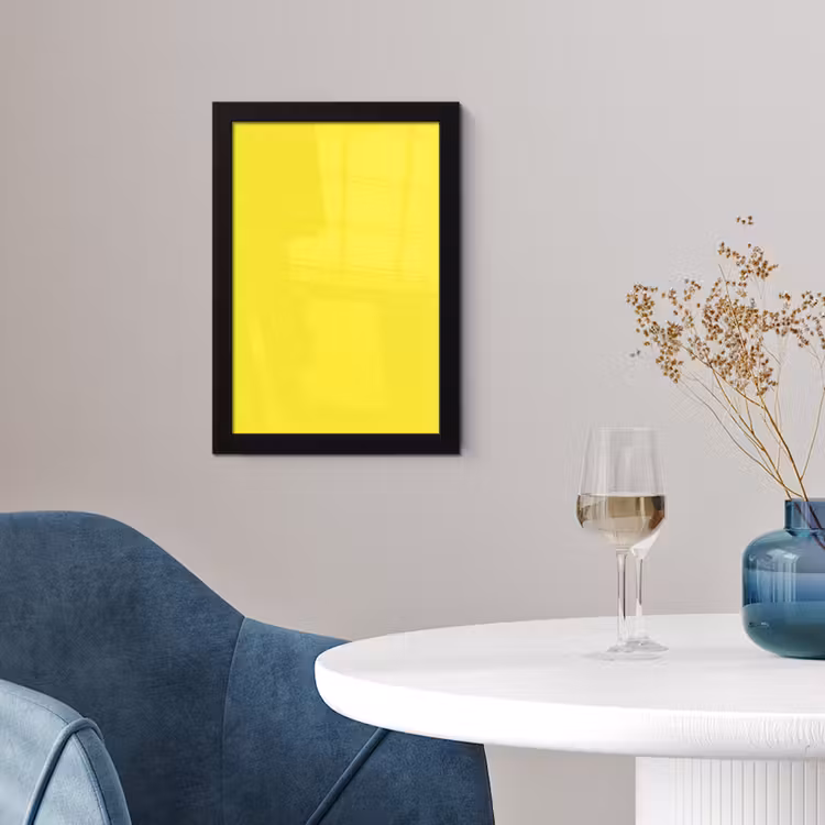 Poster met lijst - Soft - Custard - Geel — 2