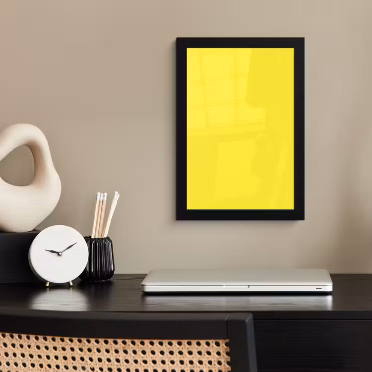 Poster met lijst - Soft - Custard - Geel — 3