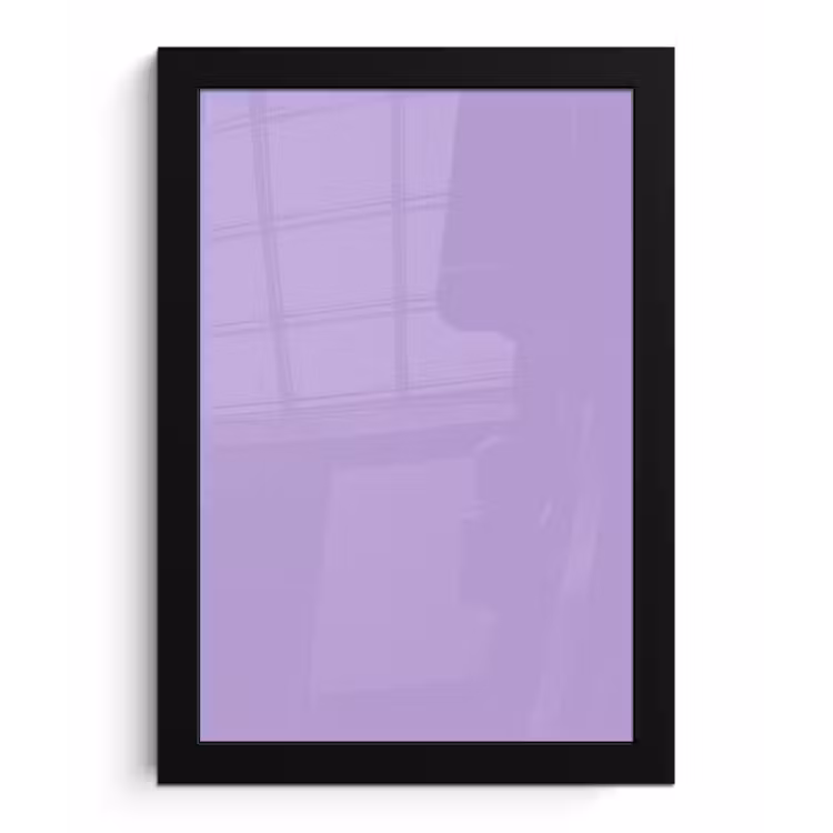 Poster met lijst - Soft - Lavender - Paars — 1