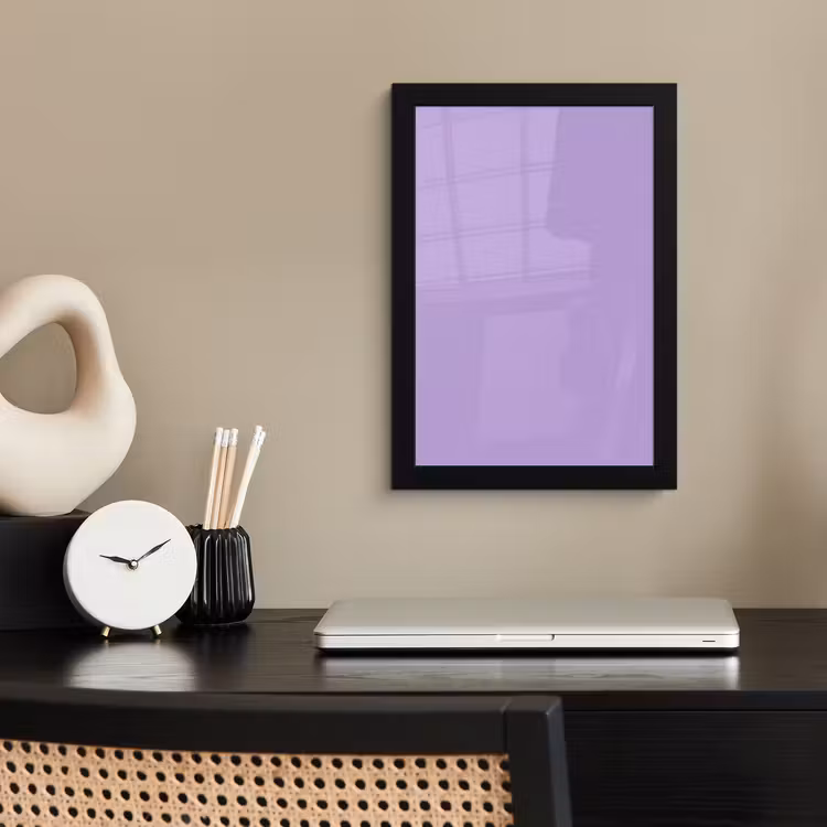 Poster met lijst - Soft - Lavender - Paars — 3