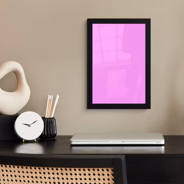 Poster met lijst - Soft - Lavender - Roze — 3