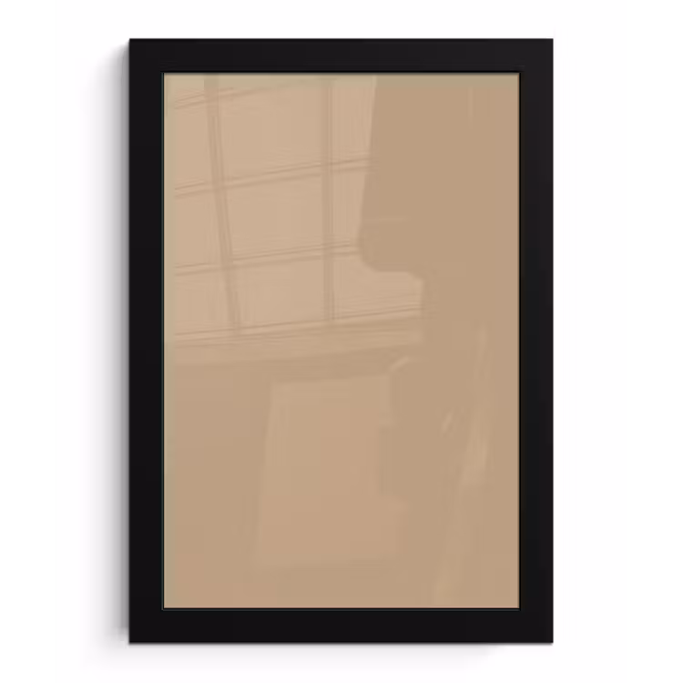 Poster met lijst - Soft - Taupe - Bruin — 1