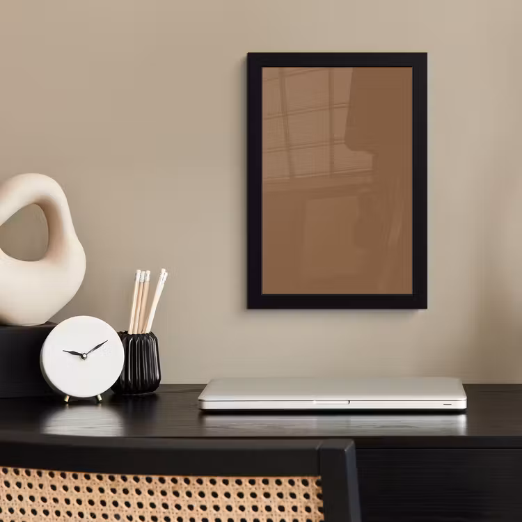Poster met lijst - Soft - Walnut - Bruin — 3