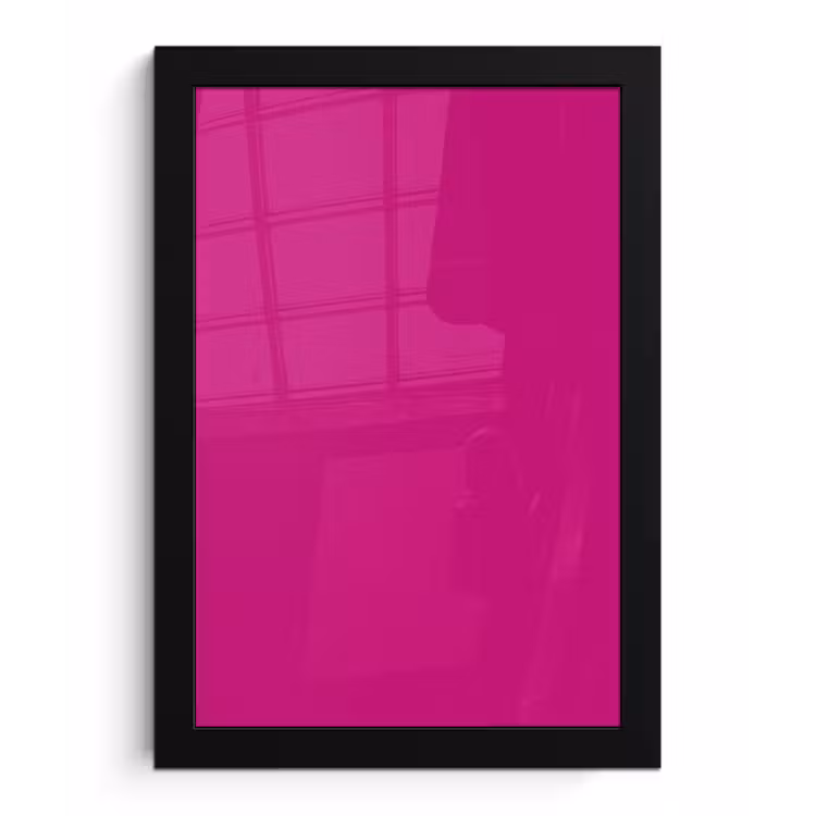 Poster met lijst - Velvet - Magenta - Roze — 1
