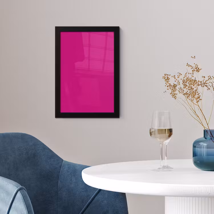 Poster met lijst - Velvet - Magenta - Roze — 2