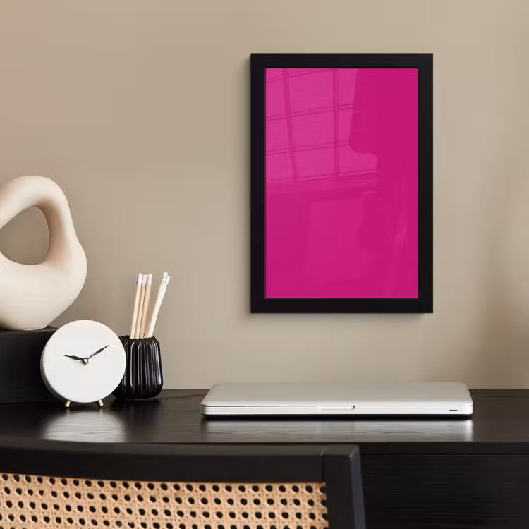 Poster met lijst - Velvet - Magenta - Roze — 3