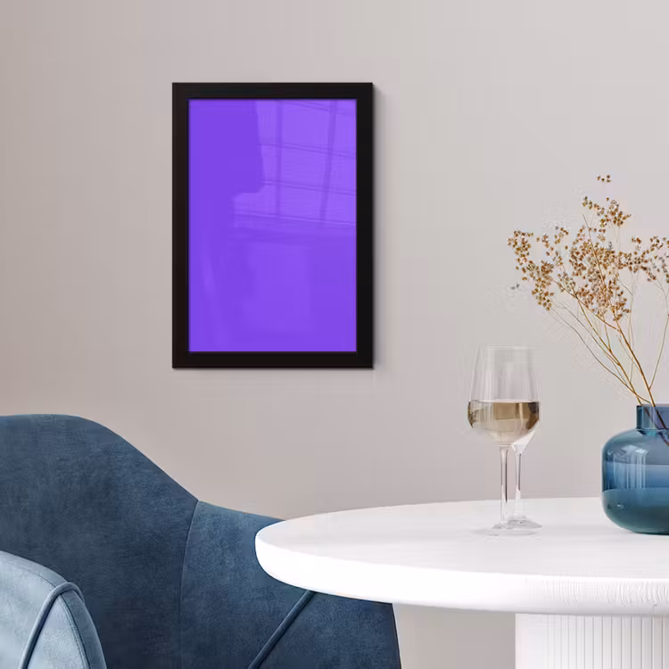 Poster met lijst - Vivid - Violet - Paars — 2