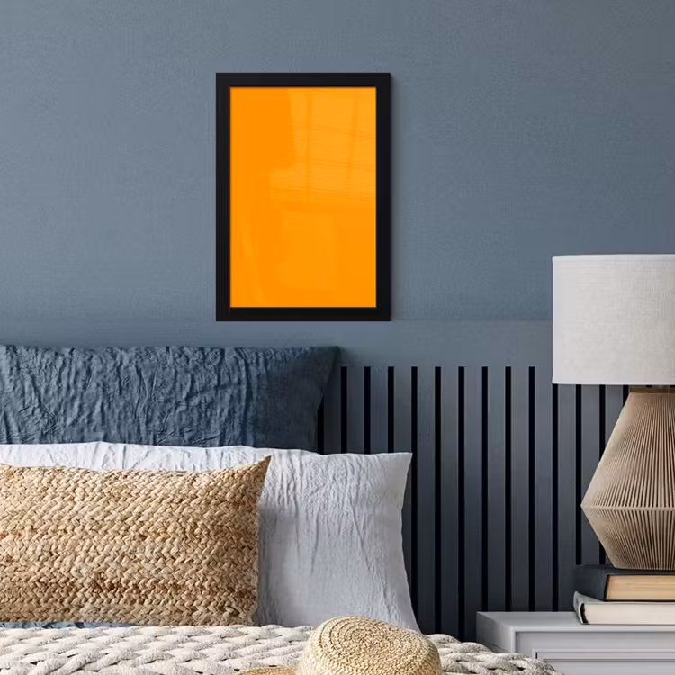 Poster met lijst - Warm - Ochre - Oranje — 4