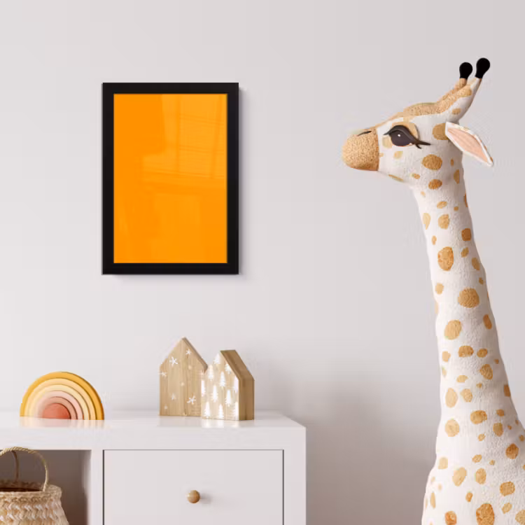 Poster met lijst - Warm - Ochre - Oranje — 5