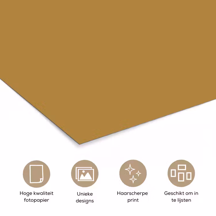 Poster - Rhythmic - Ochre - Geel — 5