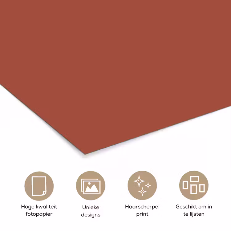 Poster - Rustic - Terracotta - Oranje — 5