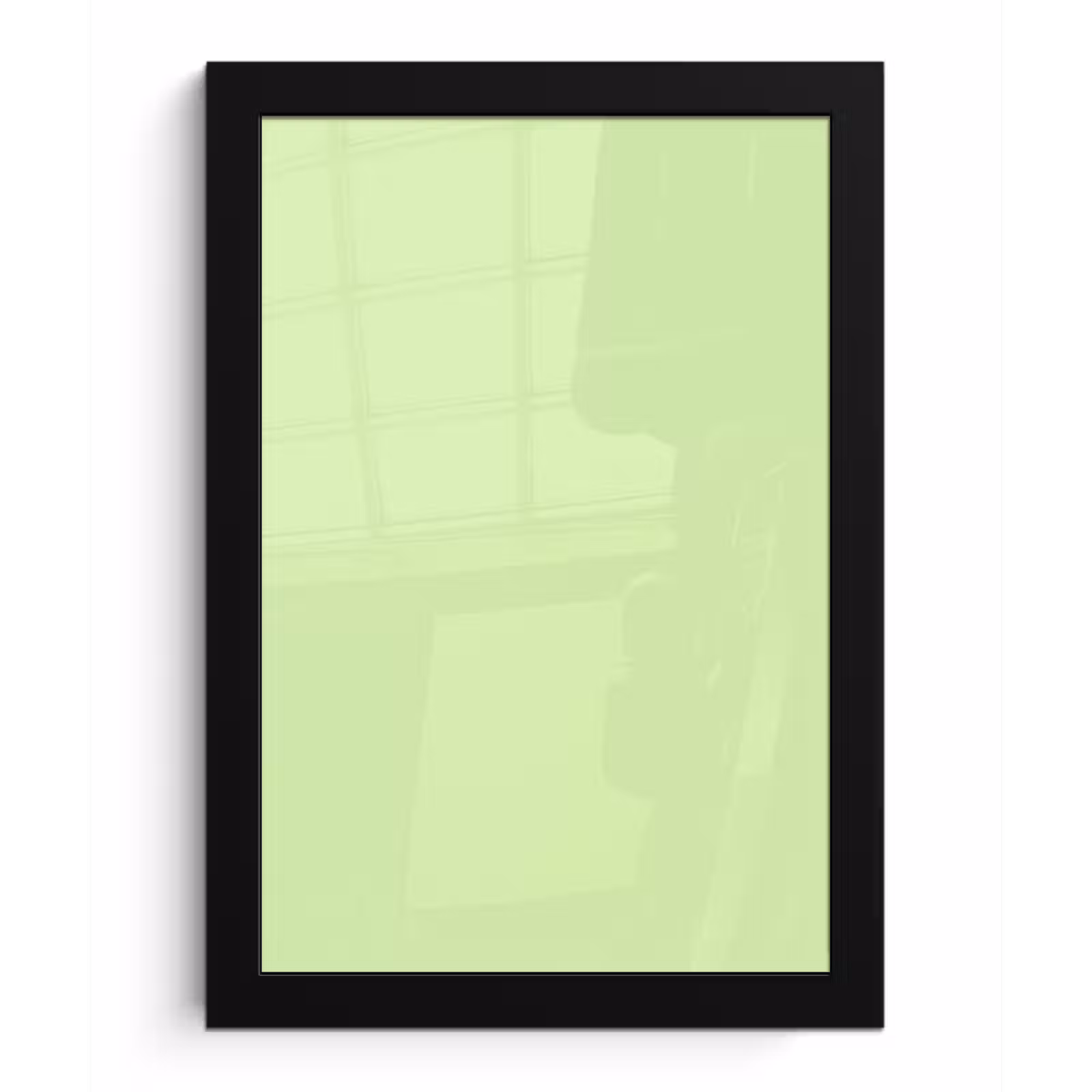 Poster met lijst - Light - Lime - Groen — 1