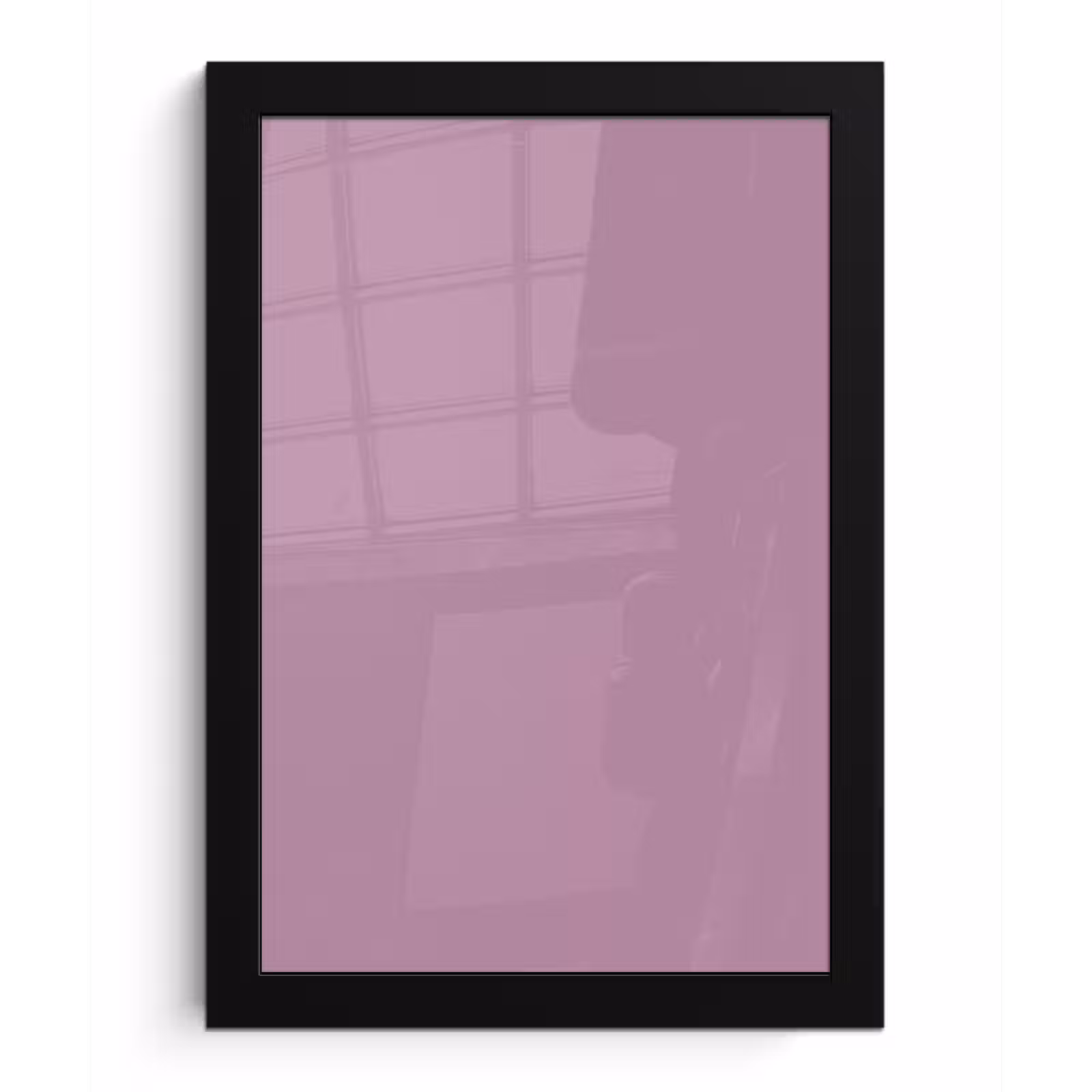 Poster met lijst - Lilac - Paars - Mauve — 1