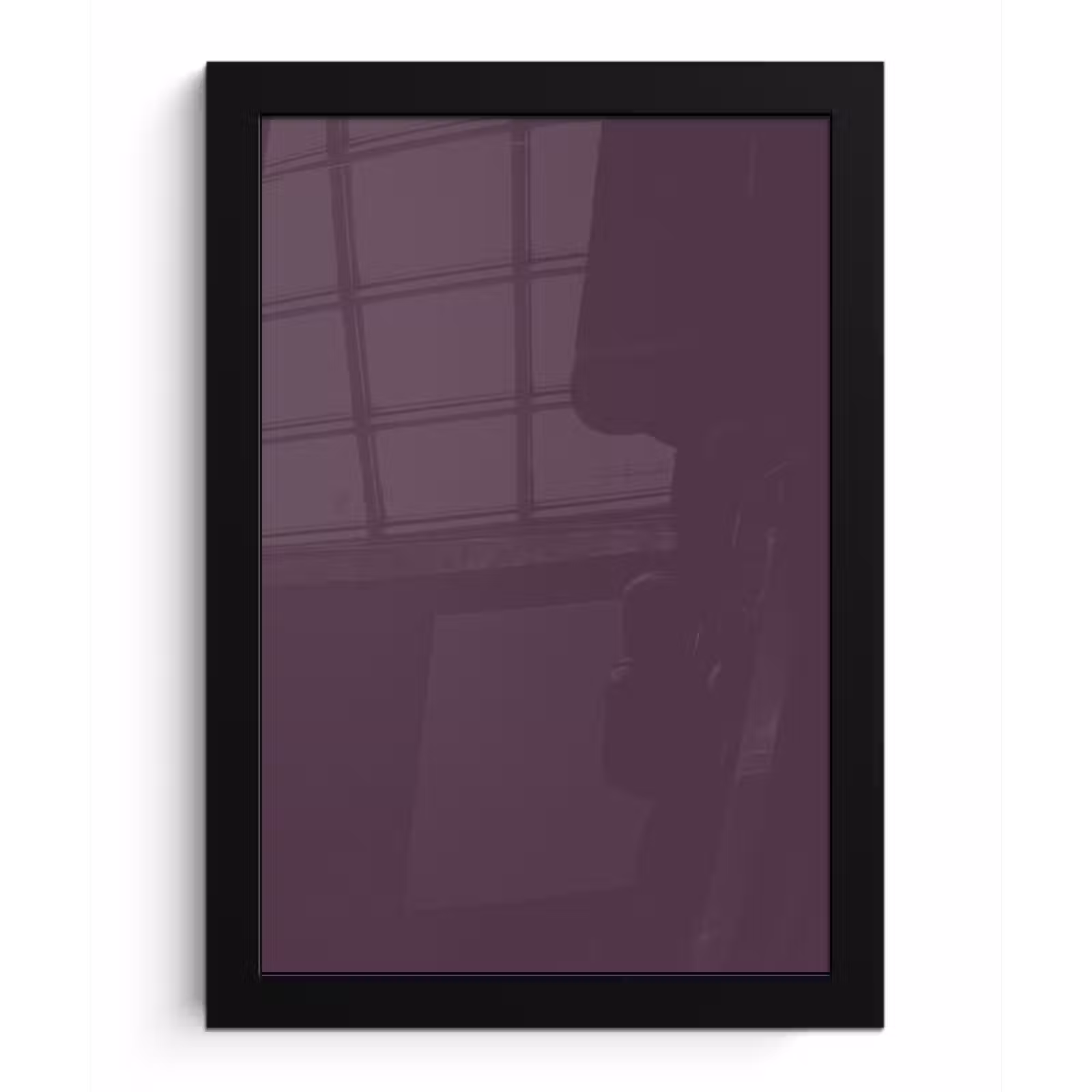 Poster met lijst - Midnight - Plum - Paars — 1