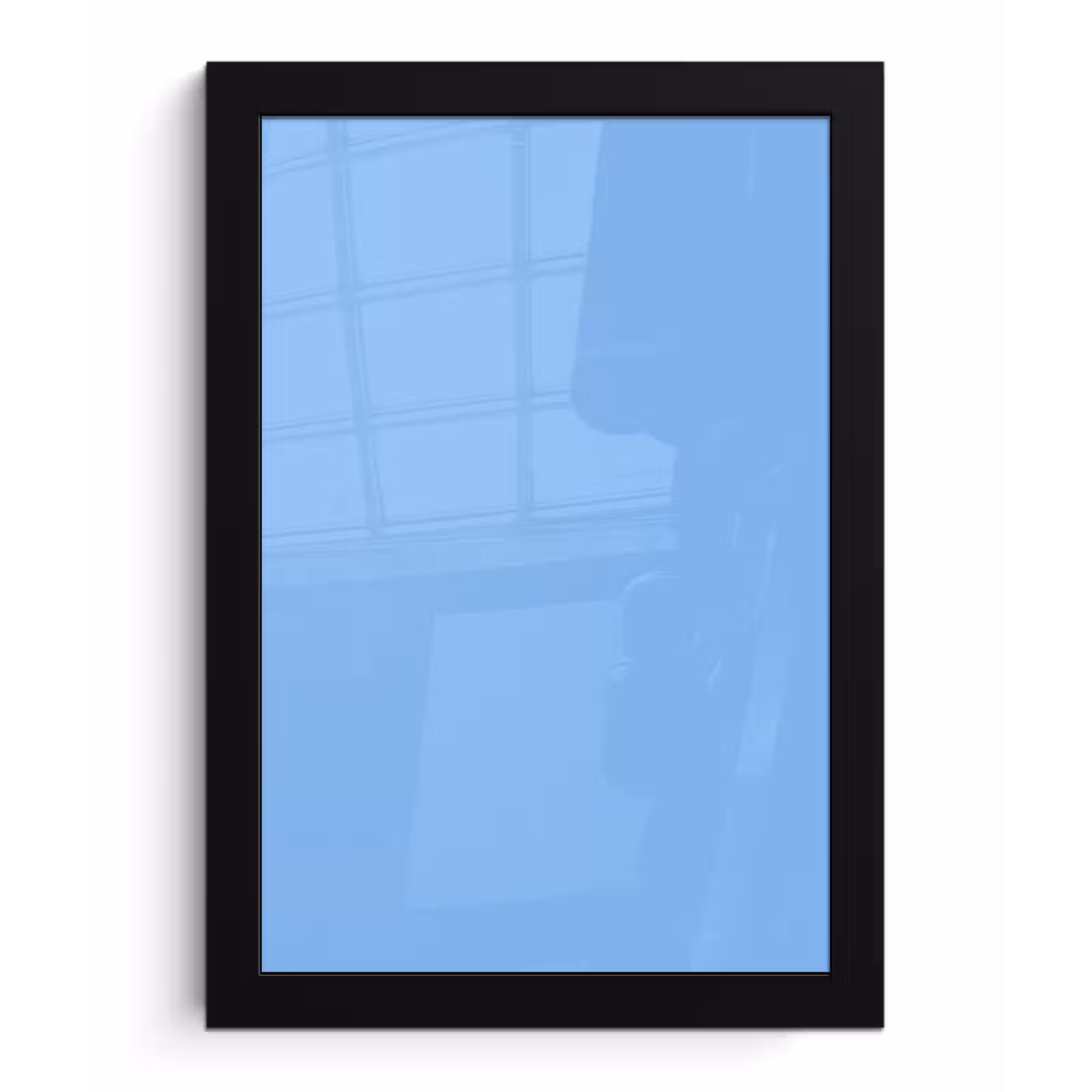 Poster met lijst - Sky - Glow - Blauw — 1