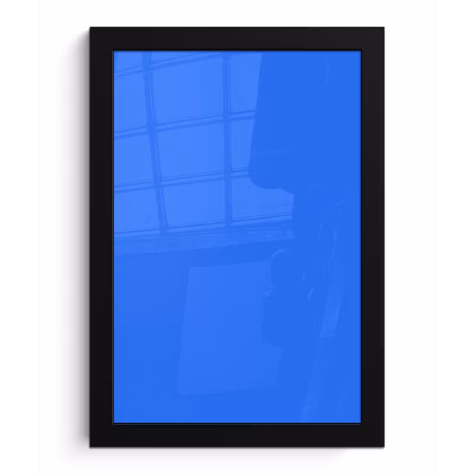 Poster met lijst - Vivid - Cobalt - Blauw — 1