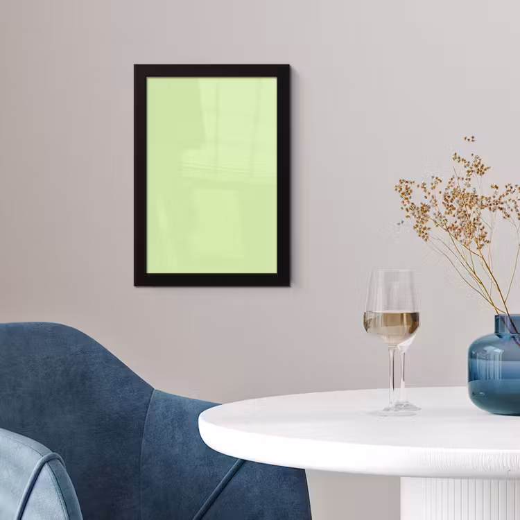 Poster met lijst - Light - Lime - Groen — 2