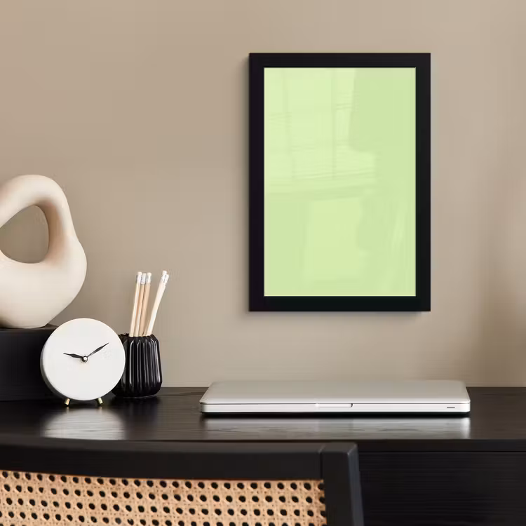 Poster met lijst - Light - Lime - Groen — 3