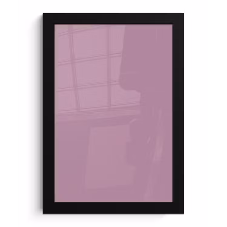 Poster met lijst - Lilac - Paars - Mauve — 1